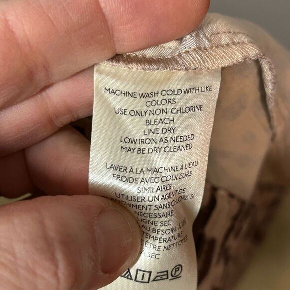 Maeve Anthropologie Ettie shorts animal print edition brown motif size 30 NEW - Picture 8 of 9